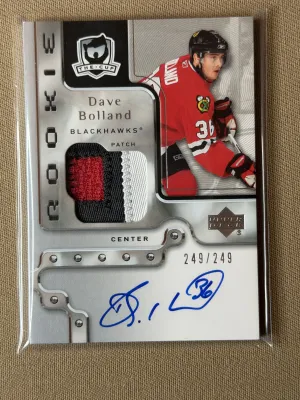 2006-07 Upper Deck The Cup Dave Bolland Rookie Auto Patch /249 #120