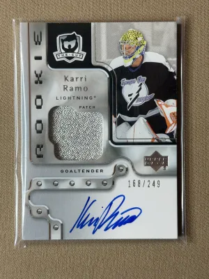 2006-07 Upper Deck The Cup Karri Ramo Rookie Patch Auto /249 #158