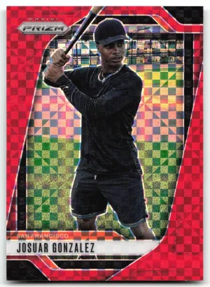 Josuar Gonzalez 2025 Panini Prizm Red Power Prizm #/99 Giants