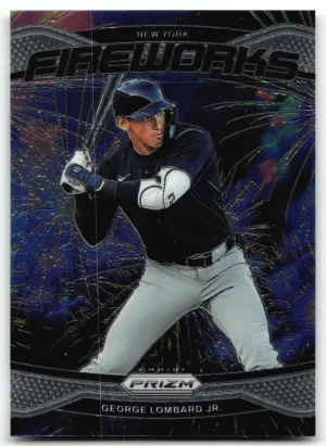 George Lombard Jr. 2025 Panini Prizm Fireworks Yankees