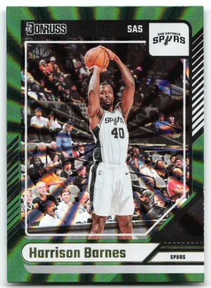 Harrison Barnes 2024-25 Donruss Holo Green Laser Spurs