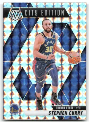 Stephen Curry 2024-25 Panini Mosaic Silver Warriors
