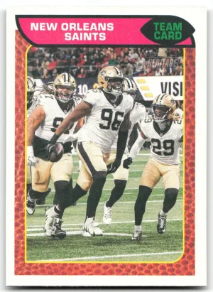 New Orleans Saints Team Card Tyler Shough 2026 Topps Heritage