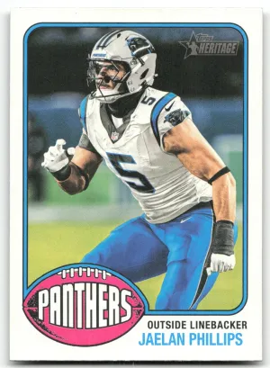 Jaelan Phillips 2026 Topps Heritage Panthers