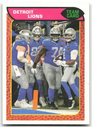 Detroit Lions Team Card Jared Goff 2026 Topps Heritage