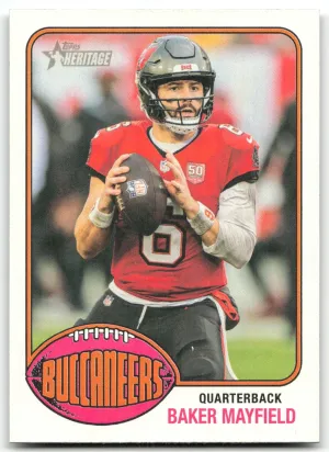 Baker Mayfield 2026 Topps Heritage Buccaneers