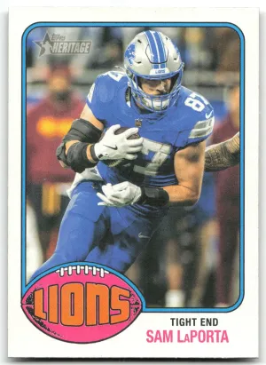 Sam LaPorta 2026 Topps Heritage Lions