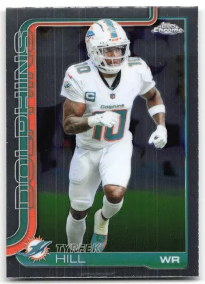 Tyreek Hill 2025 Topps Chrome Dolphins