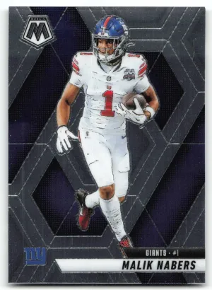 Malik Nabers 2025 Panini Mosaic Giants