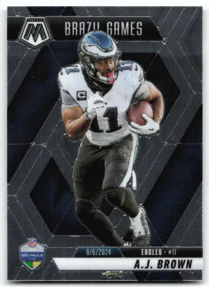 A.J. Brown 2025 Panini Mosaic Eagles