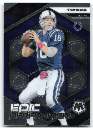 Peyton Manning 2025 Panini Mosaic Epic Performers Colts