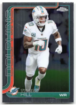 Tyreek Hill 2025 Topps Chrome Dolphins