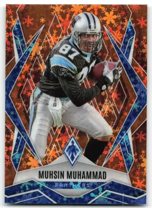 Muhsin Muhammad 2025 Panini Phoenix Orange Winter Prizm #/99 Panthers