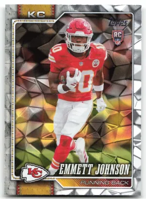 Emmett Johnson 2026 Topps Flagship Diamante Foil Chiefs