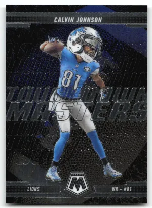Calvin Johnson 2025 Panini Mosaic Touchdown Masters Lions