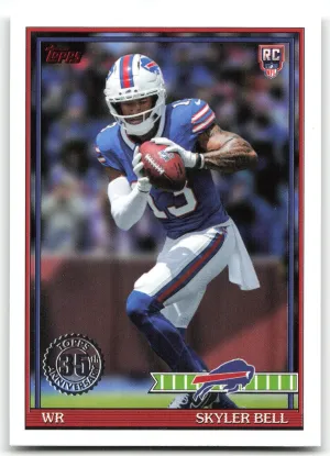Skyler Bell 2026 Topps Flagship 1991 35th Anniversary Rookies Bills