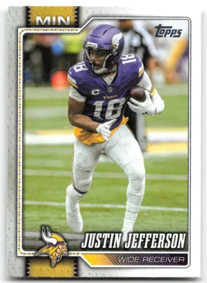 Justin Jefferson 2026 Topps Flagship Vikings