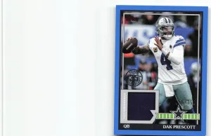 Dak Prescott 2026 Topps Flagship 1991 35th Anniversary Relics Blue #/150 Cowboys