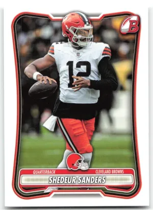 Shedeur Sanders 2026 Bowman Browns