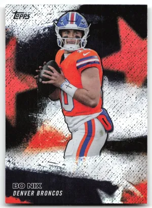 Bo Nix 2026 Topps Flagship NFL Stars Broncos