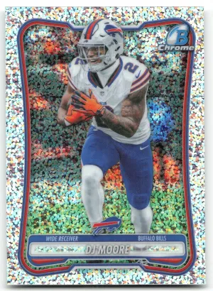 DJ Moore 2026 Bowman Chrome Speckle Bills