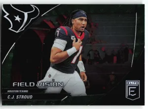 C.J. Stroud 2024 Donruss Elite Field Vision Green Texans