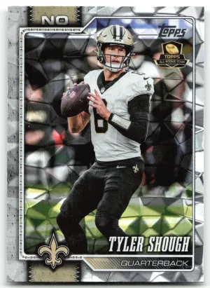 Tyler Shough 2026 Topps Flagship Diamante Foil Saints