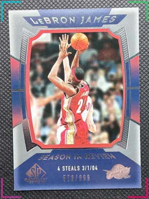 2004-05 Sp Game Used Edition - Season in Review LeBron James #144 /999