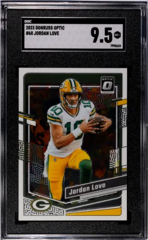 2023 Donruss Optic Jordan Love SGC 9.5