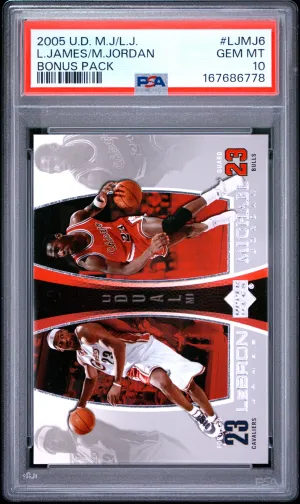 2005 Upper Deck Mj/Lj Bonus Pack L.james/M.jordan Bonus Pack