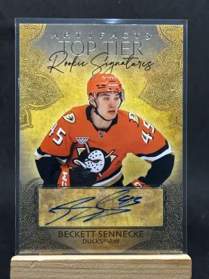 2025-26 Upper Deck Artifacts Beckett Sennecke Top Tier Rookie Auto #TTR-BS