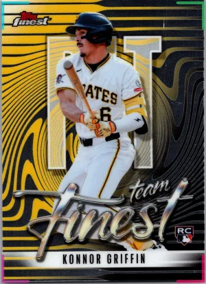 2026 Topps Finest Konnor Griffin #TF-23 Team Finest Insert RC Pirates