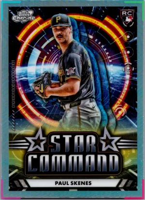 2024 Topps Cosmic Chrome Paul Skenes Star Command Insert #ALT-5 Pirates RC