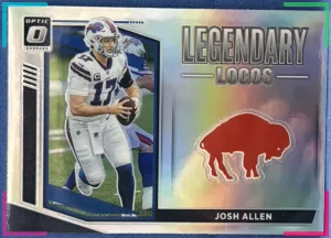 2021 Donruss Optic Josh Allen Legendary Logos Holo Prizm #LL-20 Bills