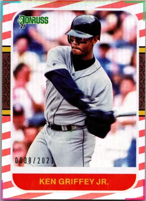 2021 Donruss Ken Griffey Jr INDEPENDENCE DAY PARALLEL /2021 #235 Mariners