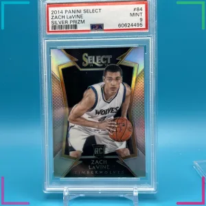 Zach LaVine 2014 Panini Select Silver Prizm #84 PSA 9