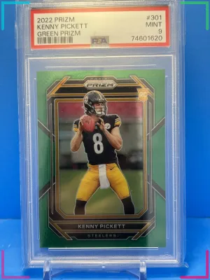 Kenny Pickett 2022 Prizm Green Prizm #301 PSA 9