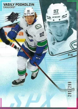 2022-23 SPx Vasily Podkolzin Base Short Print SP /299 #99 Canucks