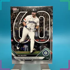 Cal Raleigh 2025 Topps Now #765 60th HR