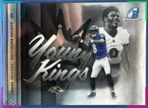 2026 Bowman Football Lamar Jackson Ravens Young Kings Insert #YK-7 QB