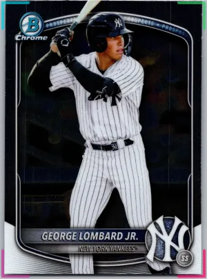 2025 Bowman Draft Chrome Prospect George Lombard Jr. Prospect RC #BDC-43 Yankees