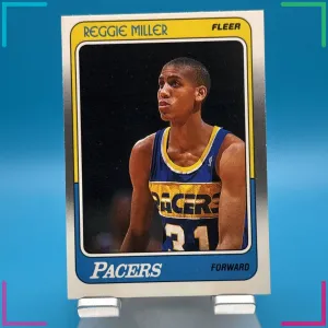 Reggie Miller 1987-88 fleer #57 HOF