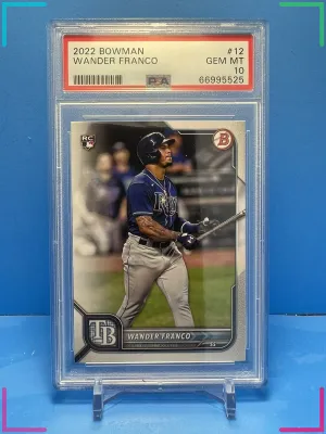 Wander Franco 2022 Bowman #12 PSA 10
