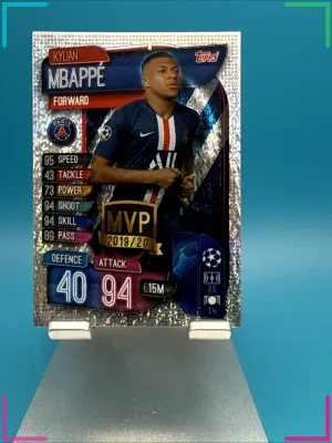 Kylian Mbappe Topps Match ATTAX Silver MVP PSG France World Cup Champions League