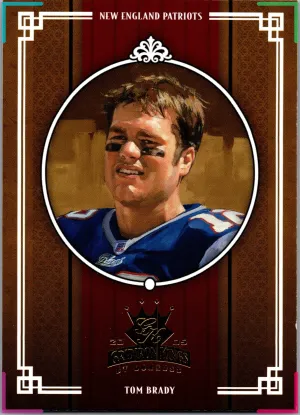 2005 Donruss Gridiron Kings Tom Brady Crowning Moment #GK-25 Patriots