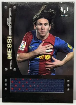 2013 Icons Official Messi Collection Game Worn Jersey Card EWJR9