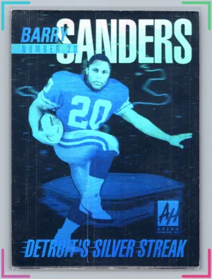1991 Arena Holograms BARRY SANDERS #4 NM #/250000
