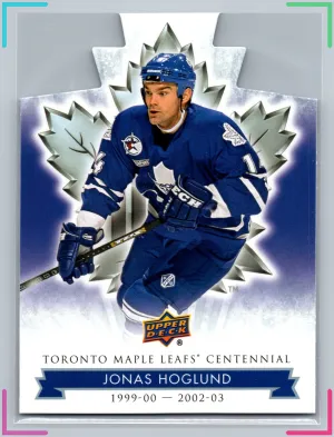 2017 Upper Deck Toronto Maple Leafs Centennial JONAS HOGLUND #27 NM