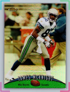 1998 Topps Finest Refractor JAMES MCKNIGHT #165 NM