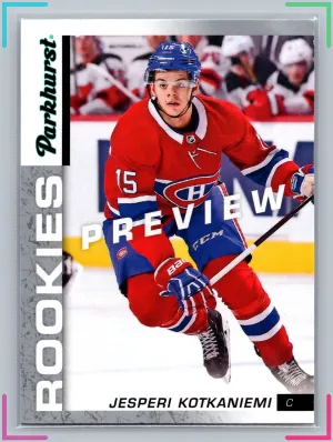 2018-19 Upper Deck Parkhurst Parkhurst Rookies Previews JESPERI KOTKANIEMI #PR-4